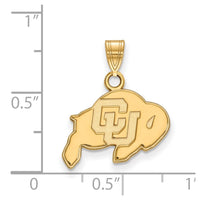 14k Gold  University of Colorado Small Pendant