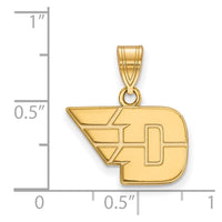 14ky  University of Dayton Small Pendant
