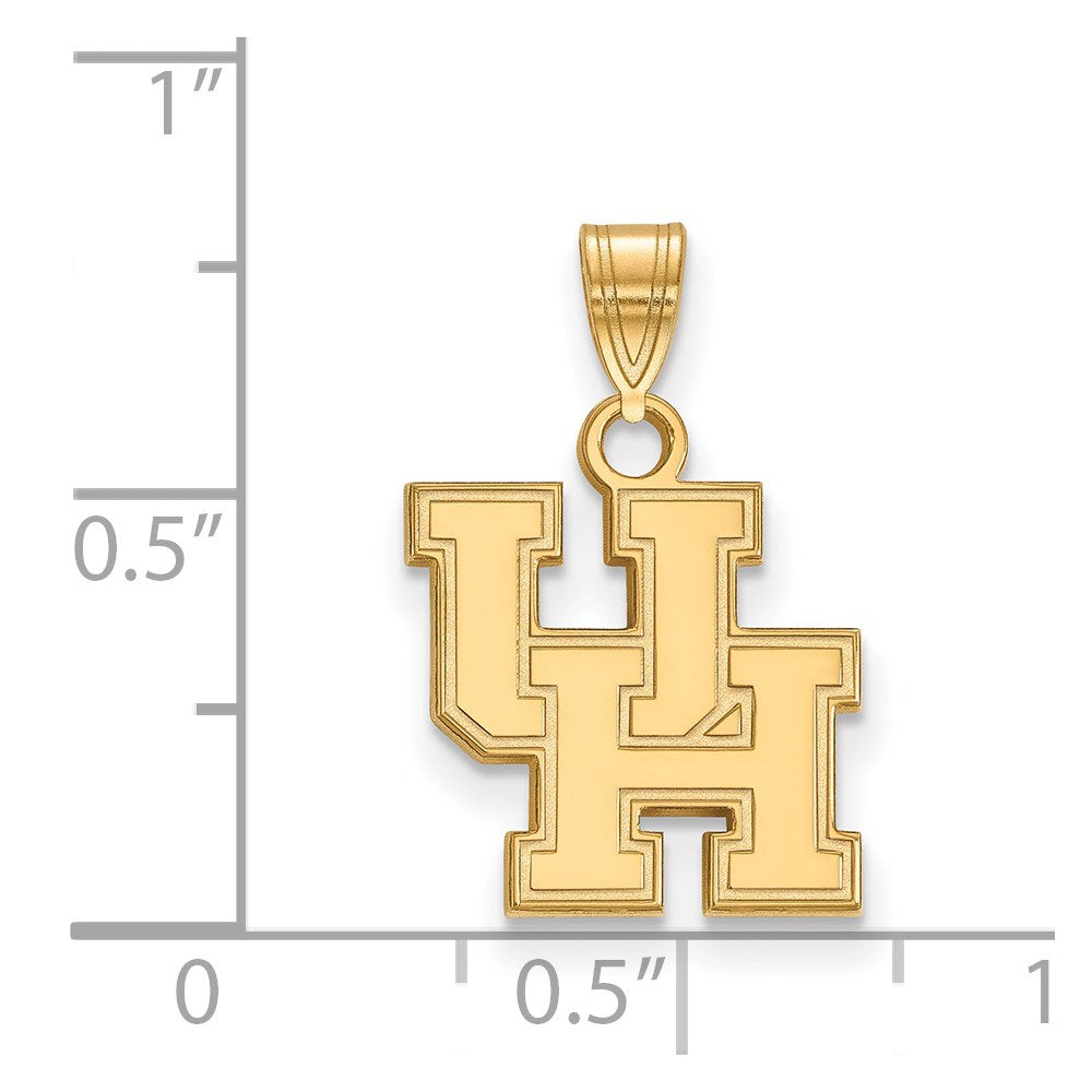 14ky  University of Houston Small Pendant