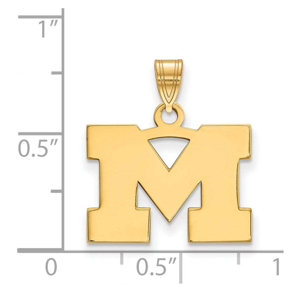 14ky  Michigan (Univ Of) Small Pendant