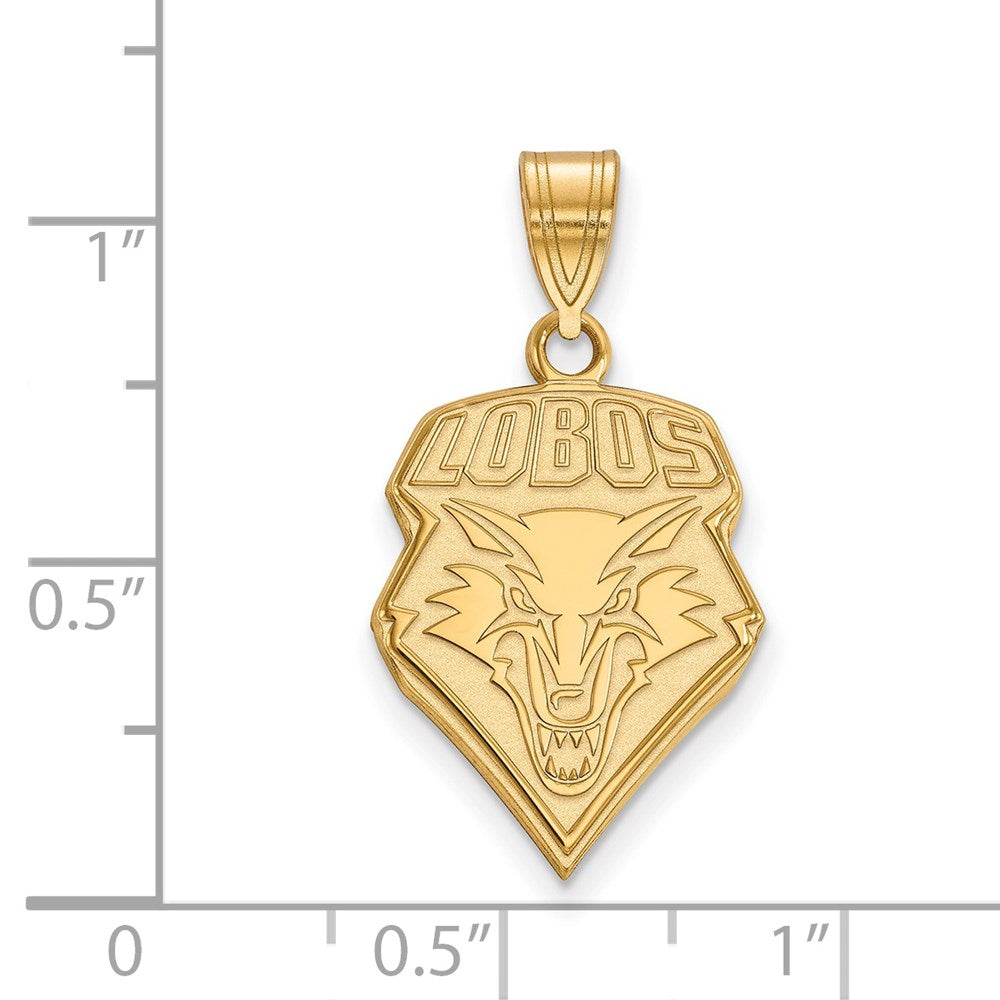 14ky  University of New Mexico Large Pendant