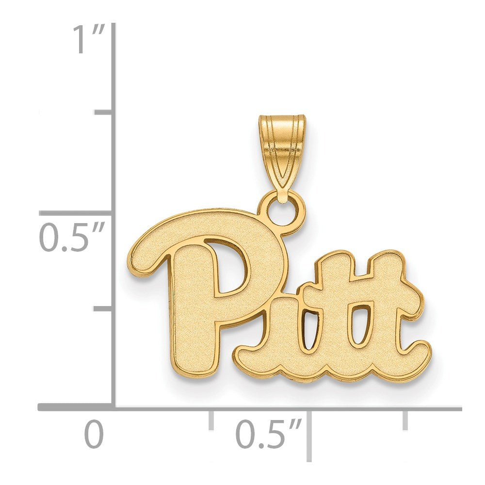 14ky  University of Pittsburgh Small Pendant
