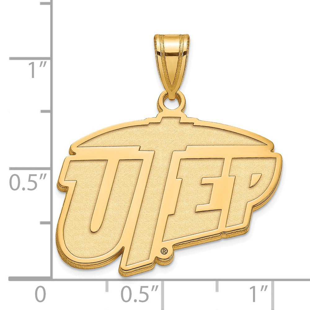 14ky  The University of Texas at El Paso Large Pendant