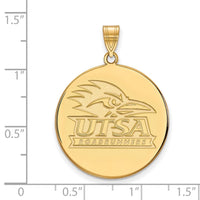 14ky  University of Texas at San Antonio XL Disc Pendant