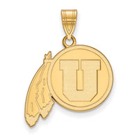 14ky  University of Utah Large Pendant