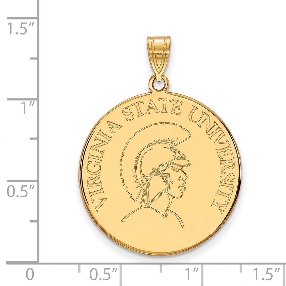14ky  Virginia State University XL Disc Pendant