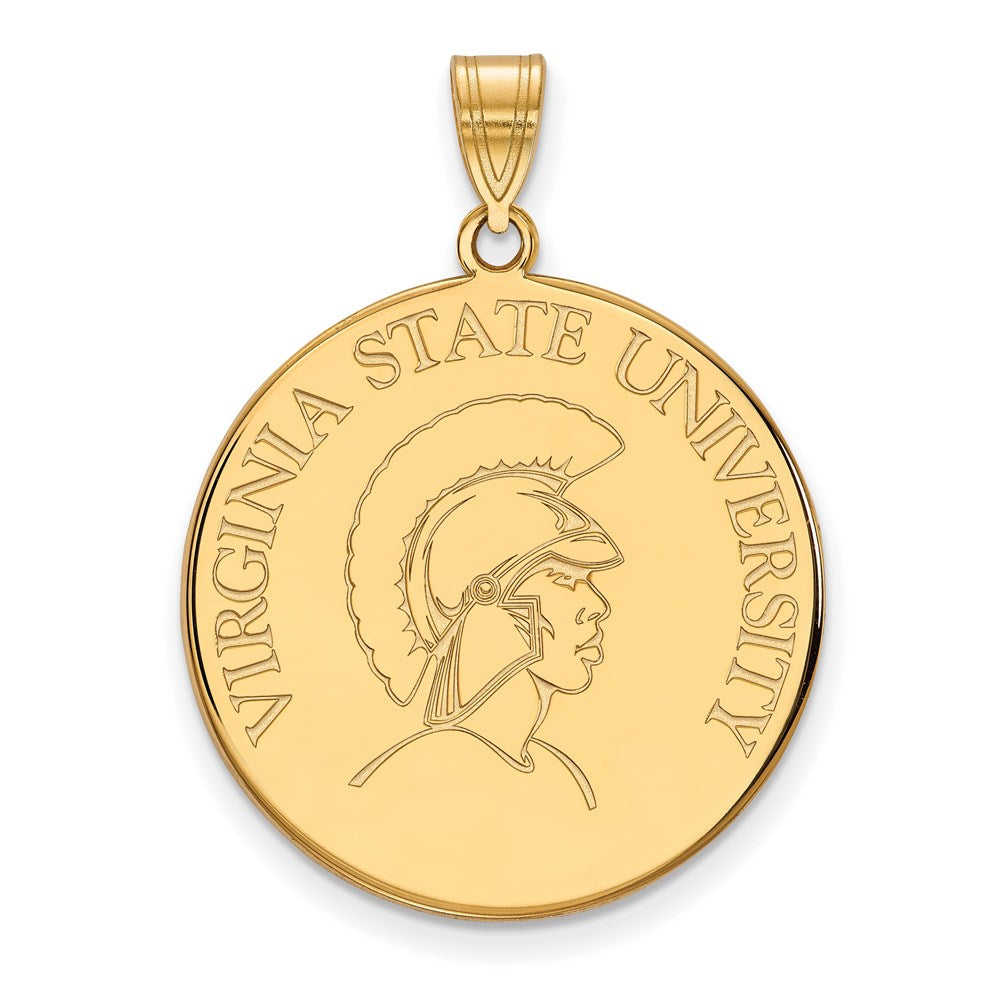 14ky  Virginia State University XL Disc Pendant