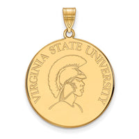 14ky  Virginia State University XL Disc Pendant