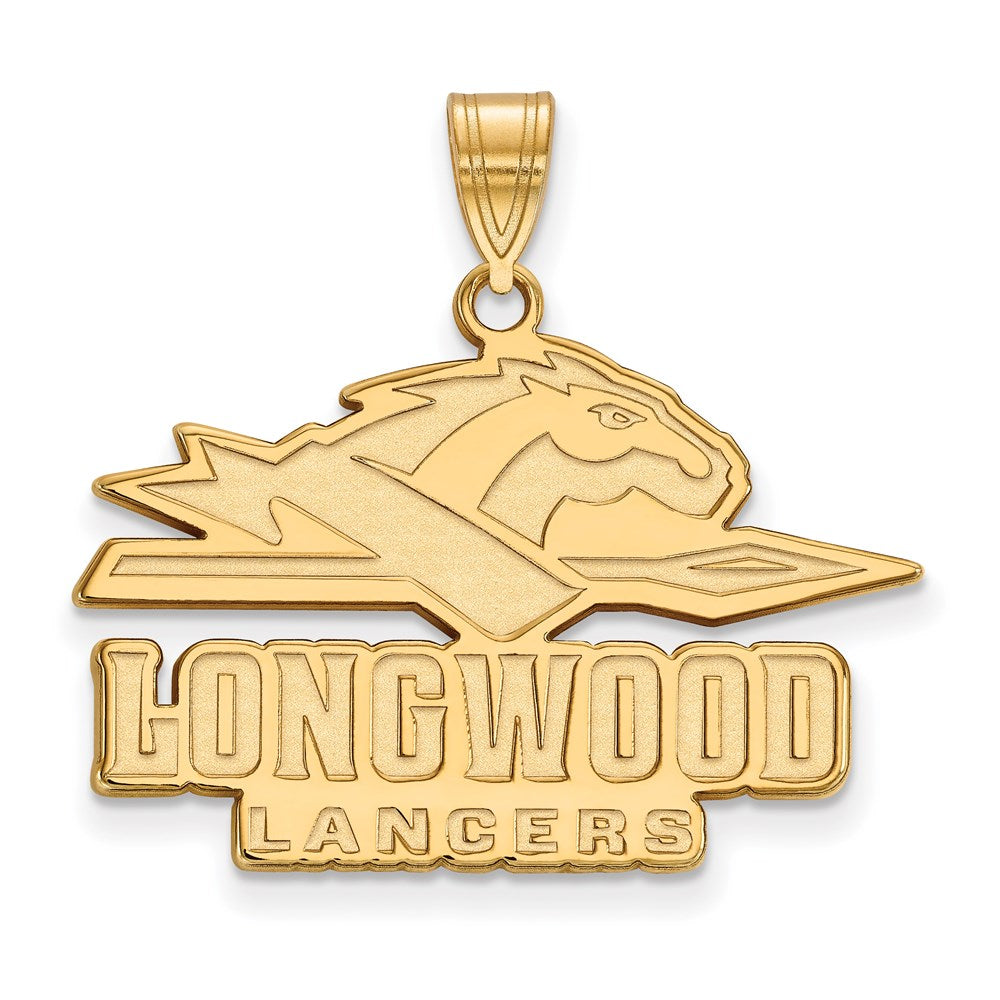 14ky  Longwood University Large Pendant