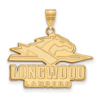 14ky  Longwood University Large Pendant