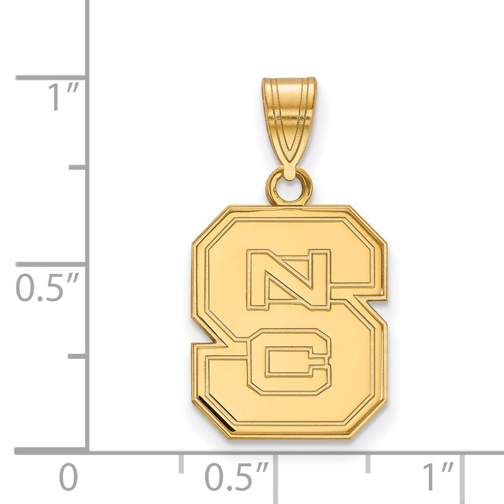 14ky  North Carolina State University Medium Pendant
