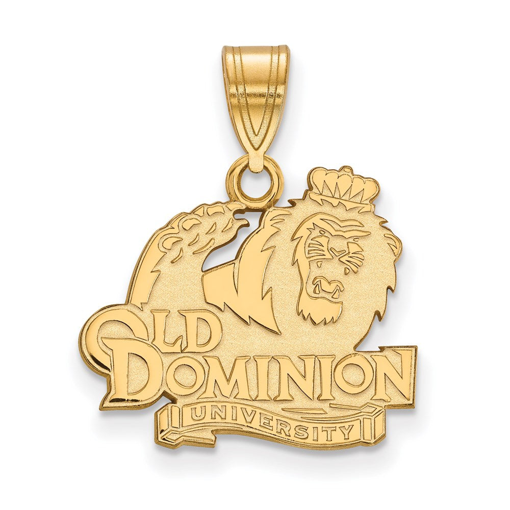 14ky  Old Dominion University Medium Pendant