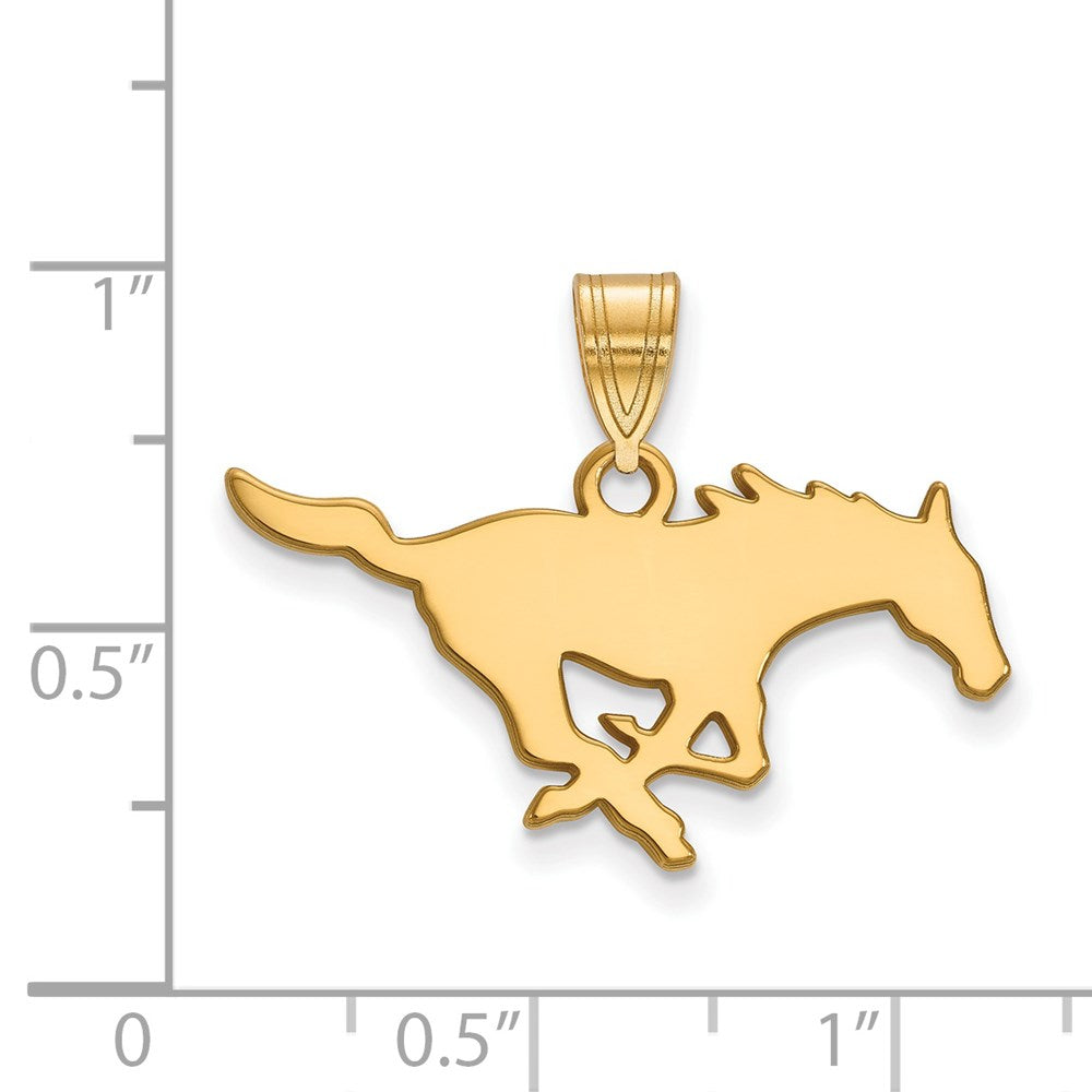 14ky  Southern Methodist University Medium Pendant