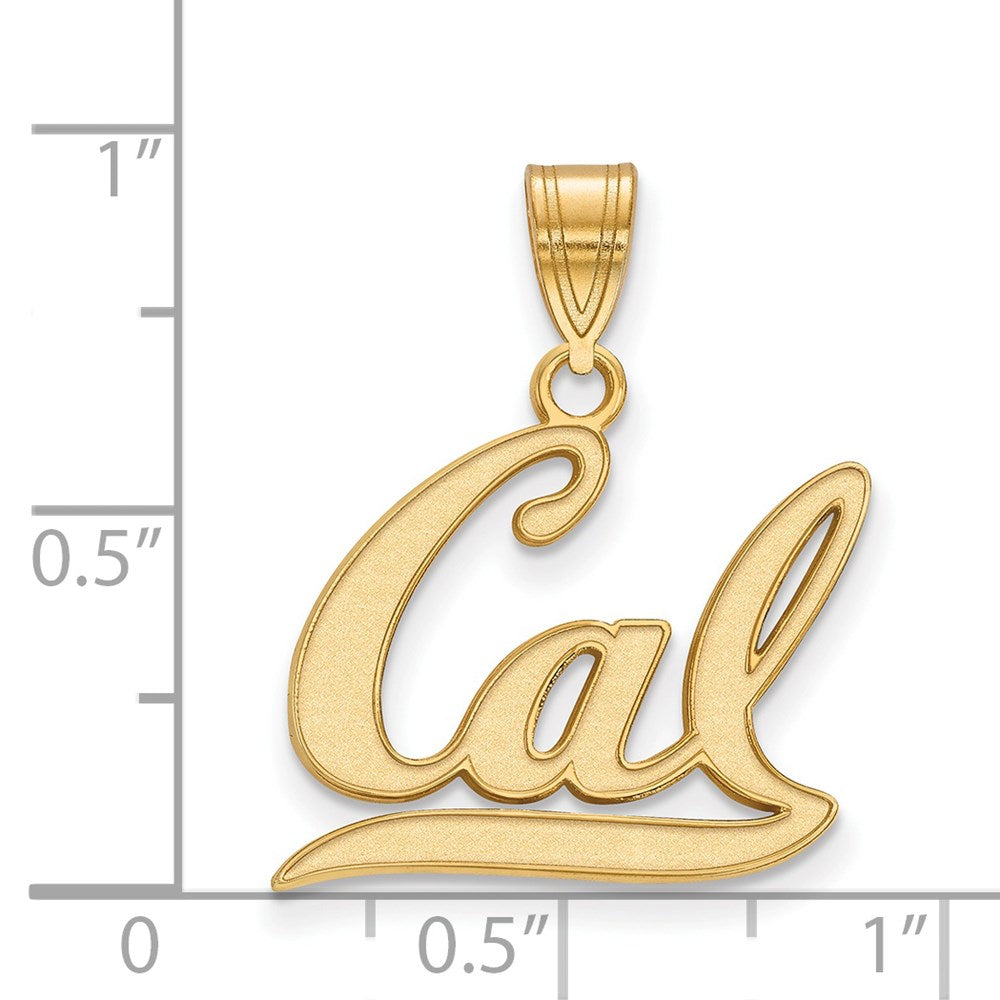 14k Gold  University of California Berkeley Medium Pendant