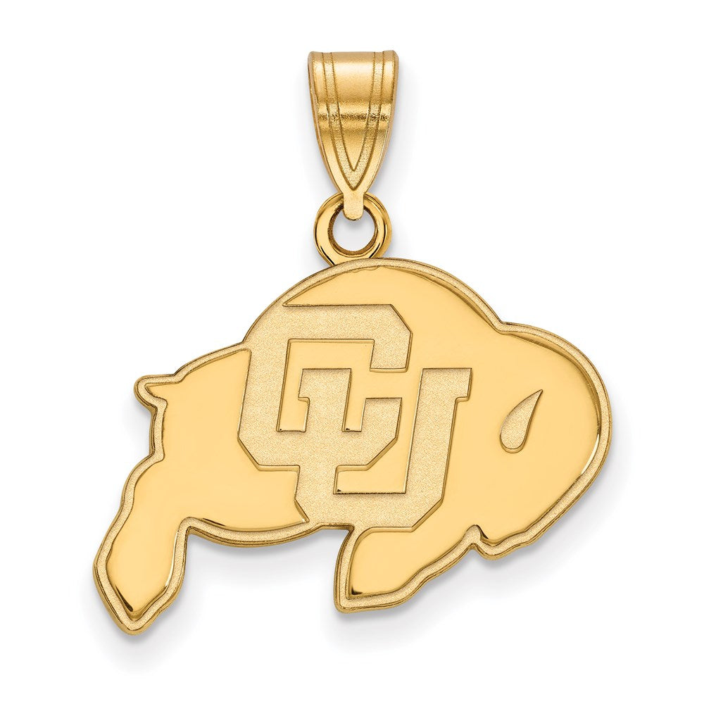 14k Gold  University of Colorado Medium Pendant