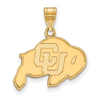 14k Gold  University of Colorado Medium Pendant
