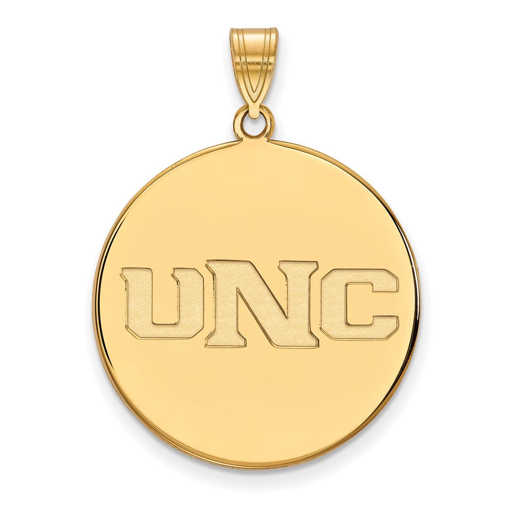 14k Gold  University of Northern Colorado XL Disc Pendant