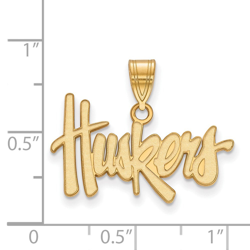 14ky  University of Nebraska Medium Pendant