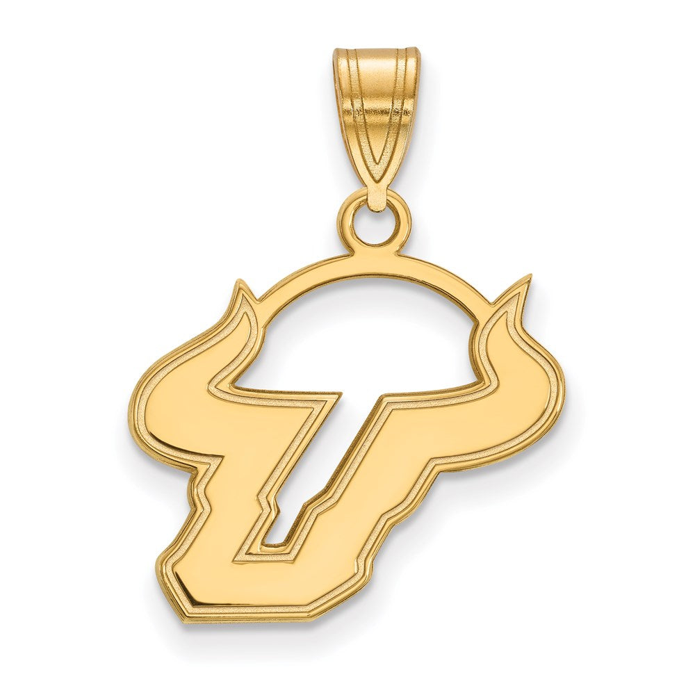 14k Gold  University of South Florida Medium Pendant