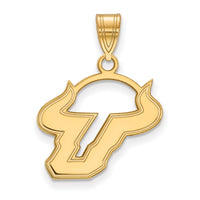 14k Gold  University of South Florida Medium Pendant