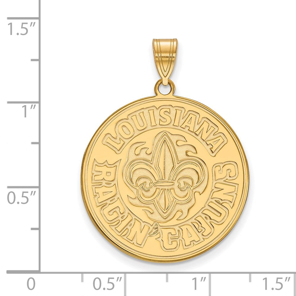 14ky  University of Louisiana at Lafayette XL Pendant