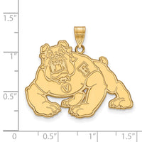 14k Gold  California State University Fresno XL Pendant