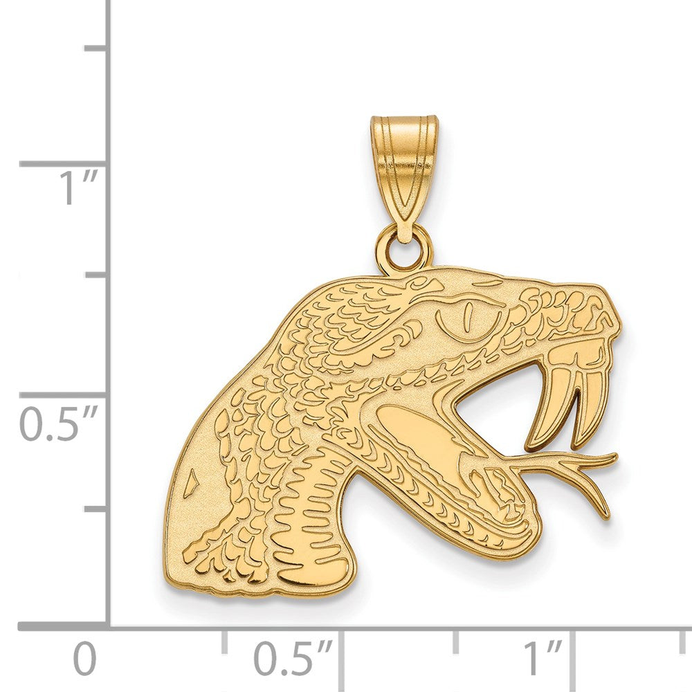 14k Gold  Florida A and M University Large Pendant