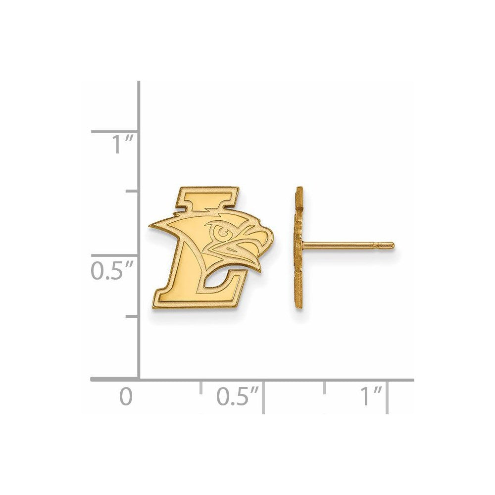 14ky Lehigh University Small Post Earring