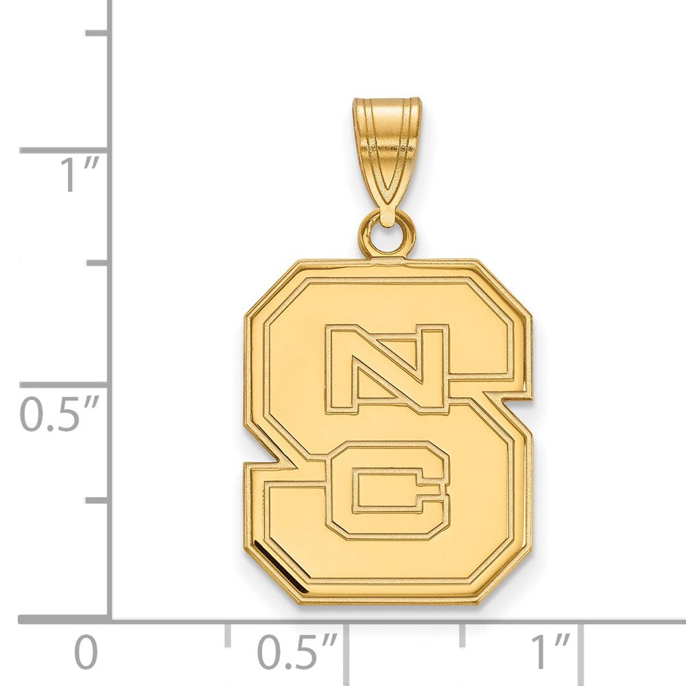 14ky  North Carolina State University Large Pendant