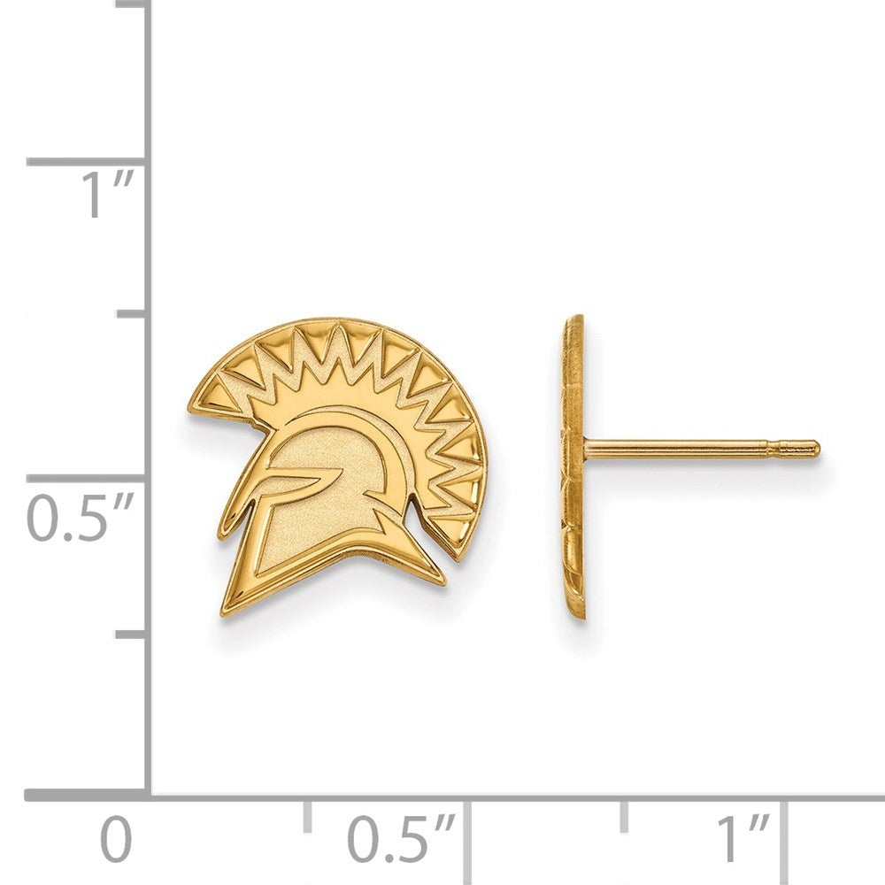14k Gold  San Jose State University Small Post Earrings