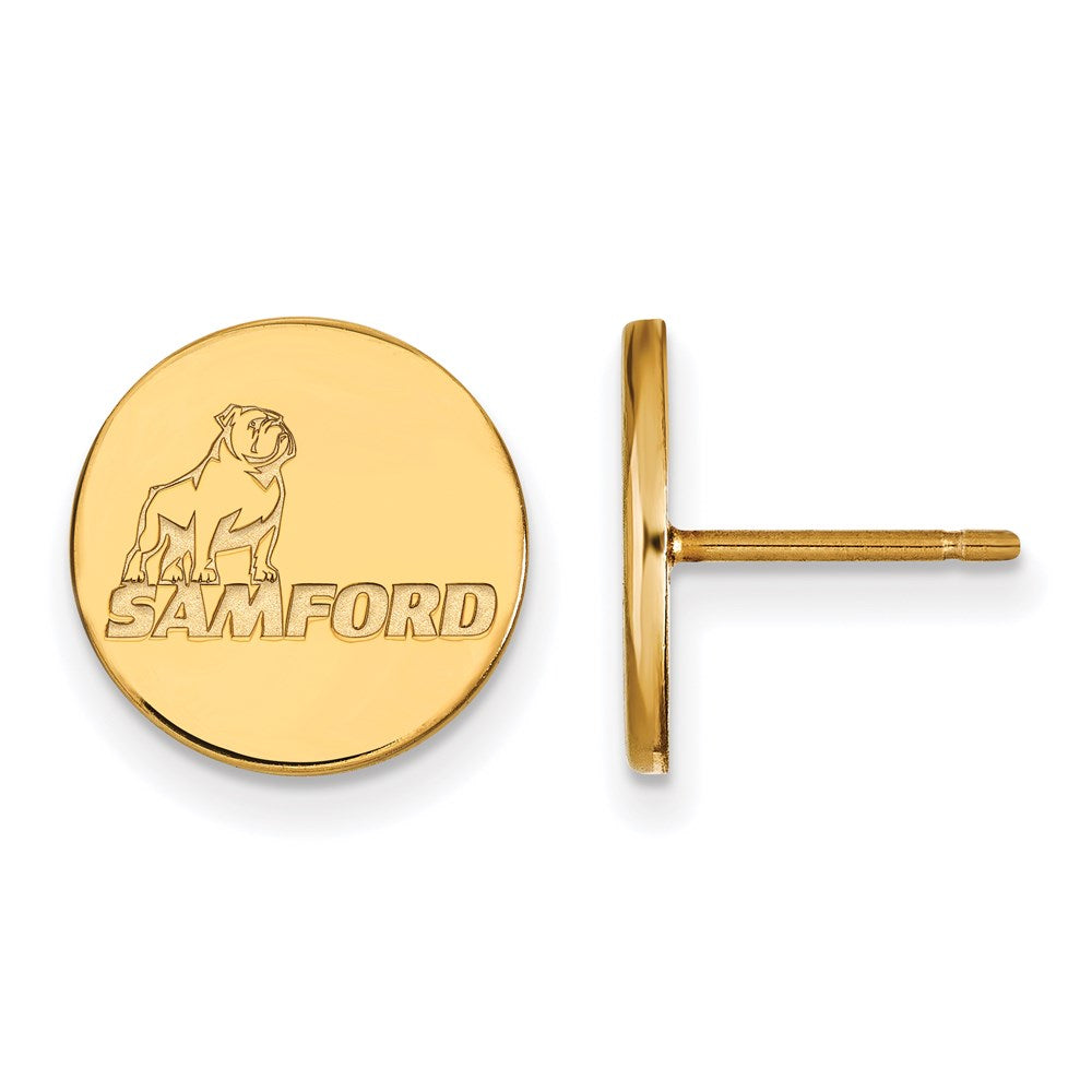 14k Gold  Samford University Small Post Earrings