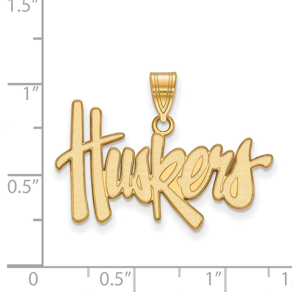 14ky  University of Nebraska Large Pendant