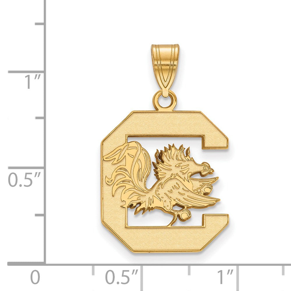 14ky  University of South Carolina Large Pendant