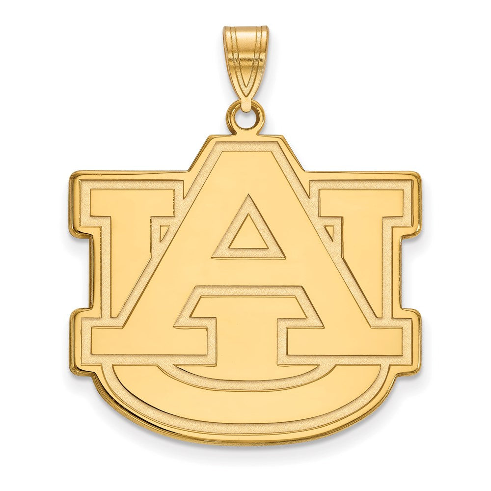 14k Gold  Auburn University A-U Extra Large Pendant