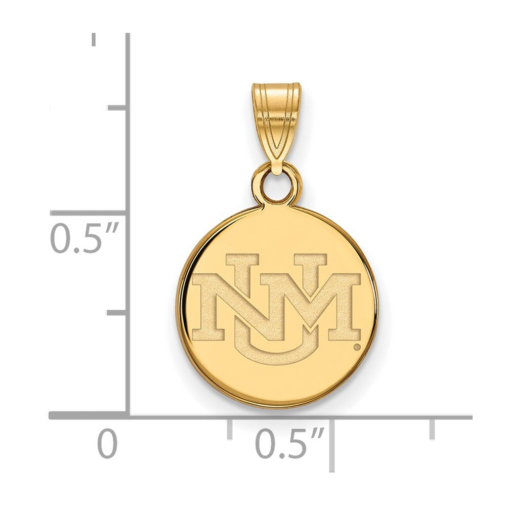 14ky  University of New Mexico Small Pendant