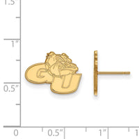 14ky  Gonzaga University Small Post Earrings