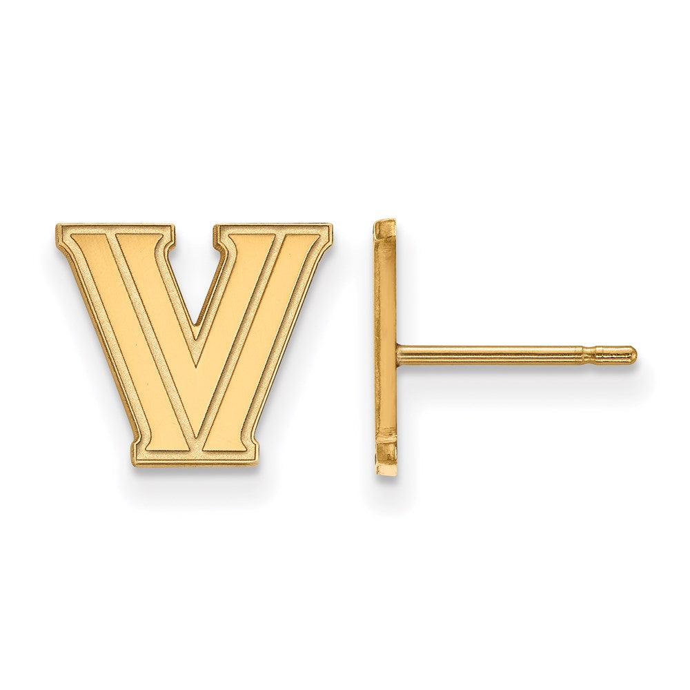 14ky  Villanova University XS Post Earrings