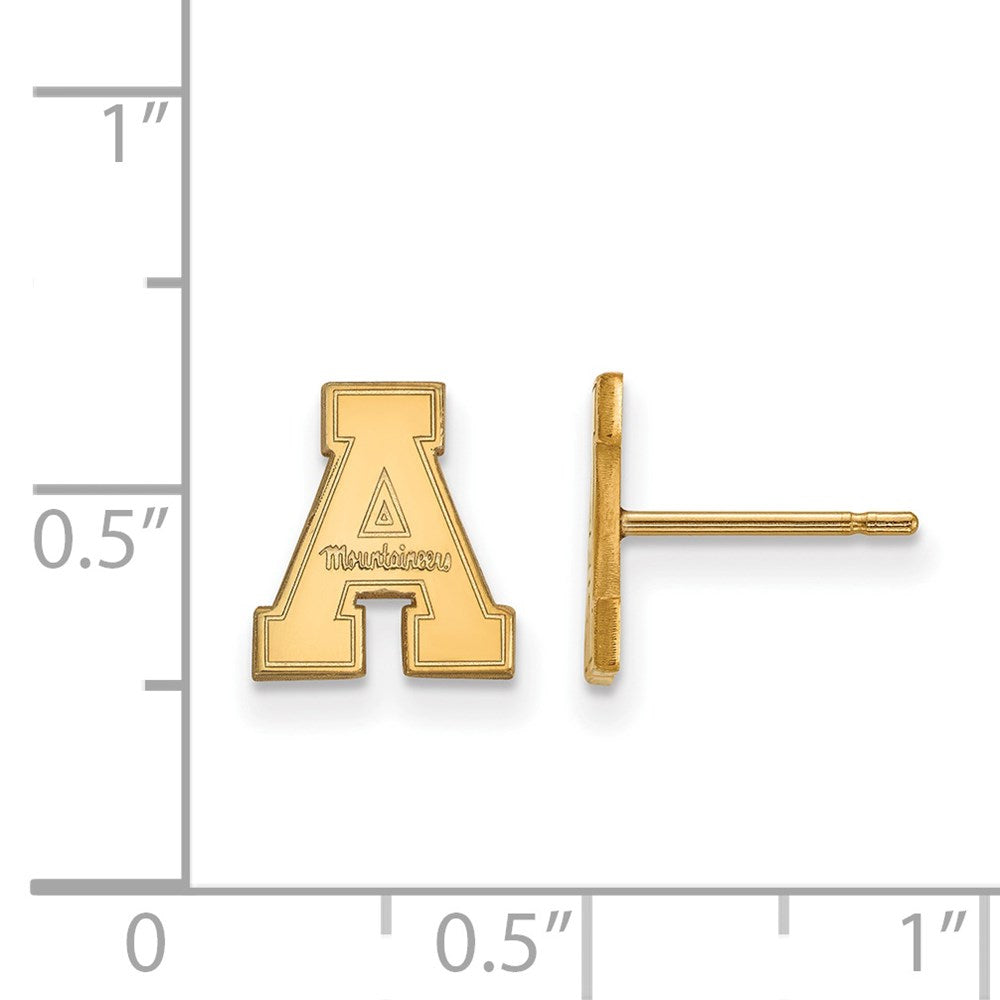 14ky  Appalachian State University XS Post Earrings