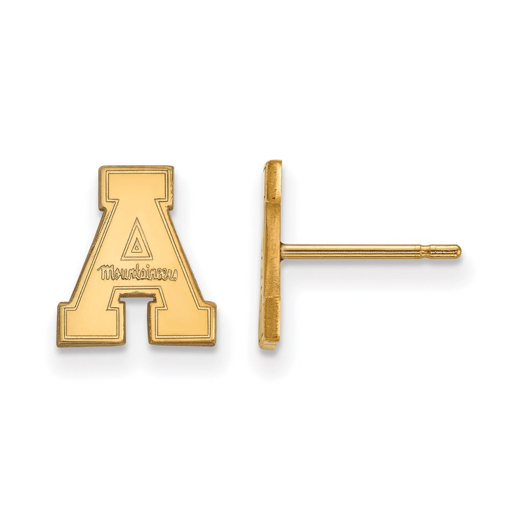 14ky  Appalachian State University XS Post Earrings