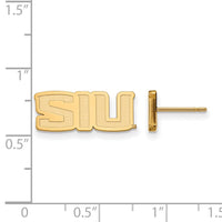 14ky  Southern Illinois University XS Post Earrings