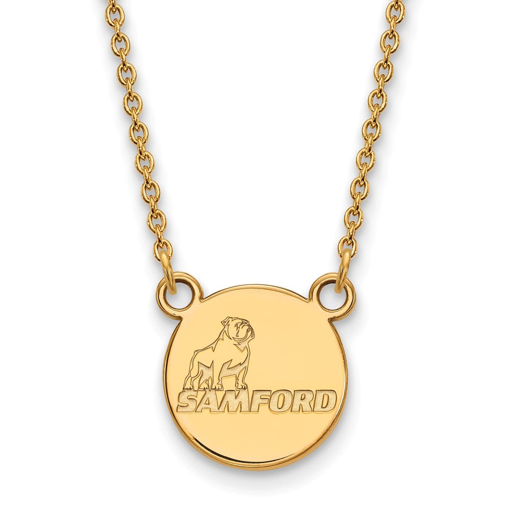 14k Gold  Samford University Small Pendant Necklace