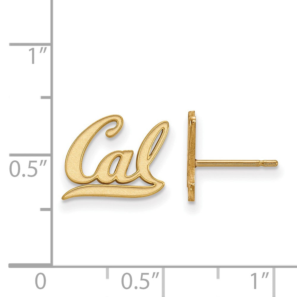 14k Gold  University of California Berkeley XS Post Earrings