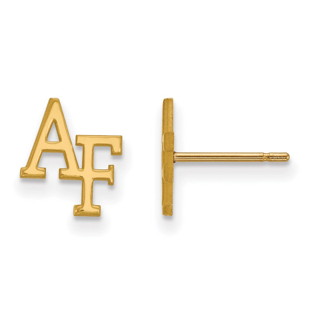 14k Gold  United States Air Force Academy XS Post Earrings