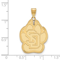 14ky  University of South Dakota XL Pendant