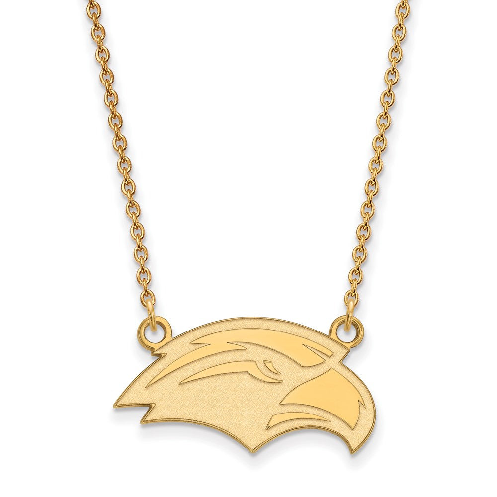 14ky  University of Southern Miss Small Pendant w/Necklace
