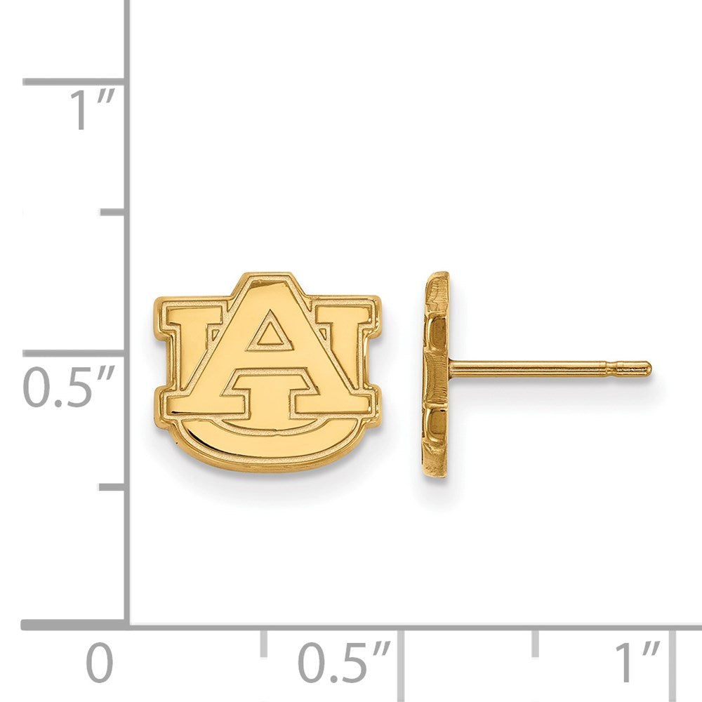 14k Gold  Auburn University XS Post Earrings