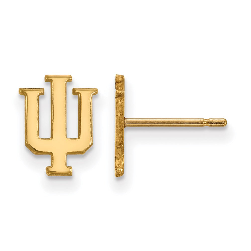 14ky  Indiana University XS Post Earrings