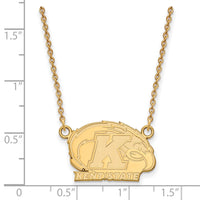 14ky  Kent State University Small Pendant w/Necklace