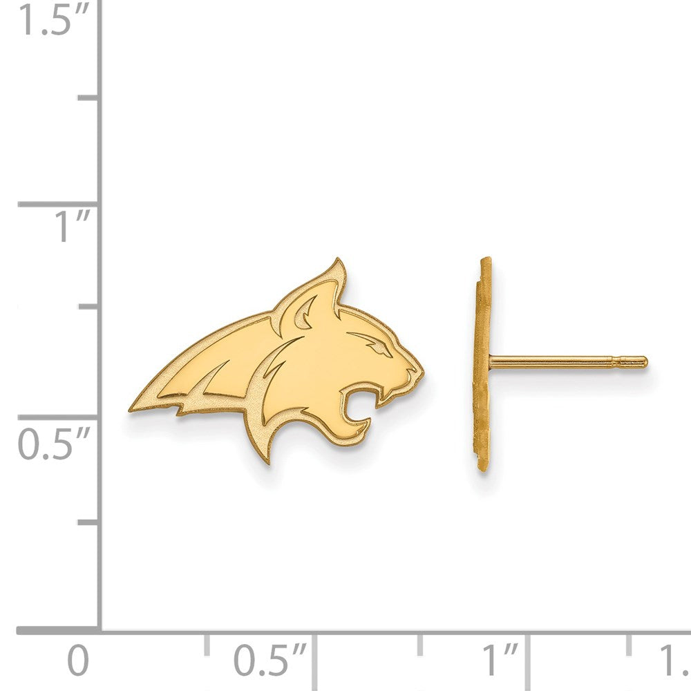 14ky  Montana State University Small Post Earrings