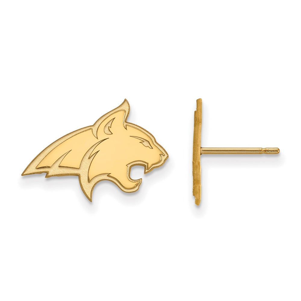 14ky  Montana State University Small Post Earrings
